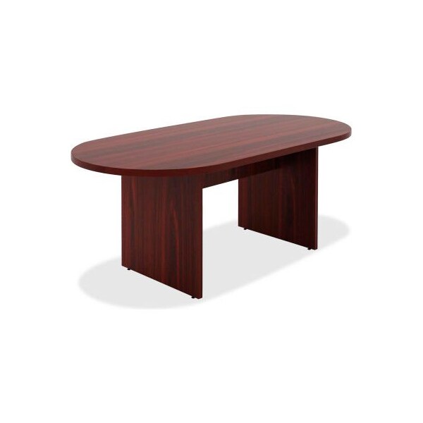 Lorell Lorell 72" Oval Conference Table - Mahogany - Chateau Series 34336 - main